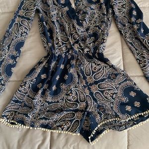 Patterned Romper